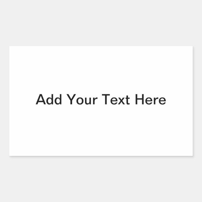 Modèle Étiquette personnalisable (Devant)