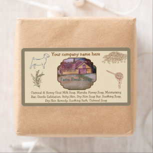 modèle étiquette savon