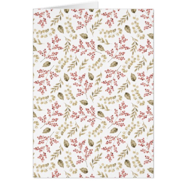 Modèle floral avec baies (Devant)