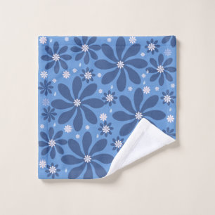 Modèle Floral Bleu - Accès Élégant