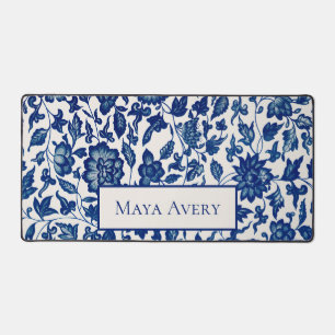 Modèle Floral bleu vintage