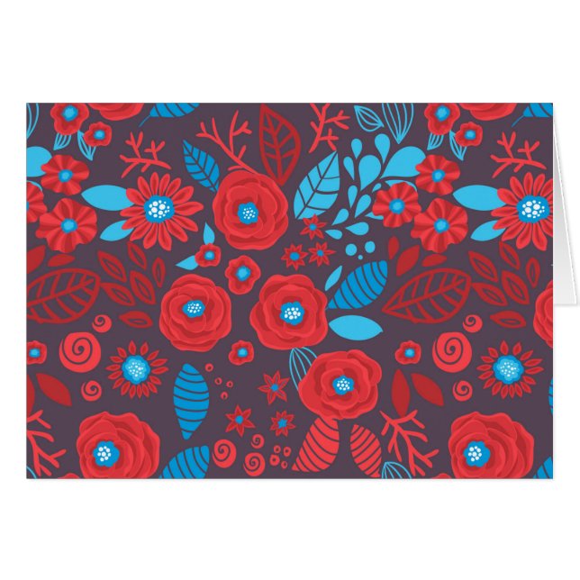 Modèle floral de Doodle (Devant horizontal)