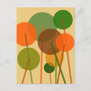 Modèle floral géométrique Art moderne Abstrait