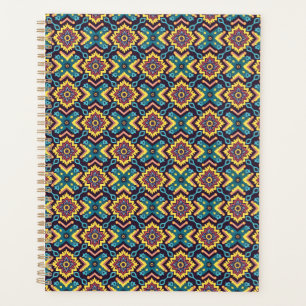 Modèle floral géométrique Aztec