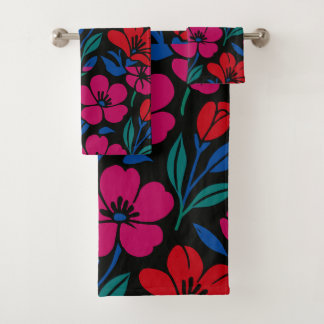 Modèle floral gras