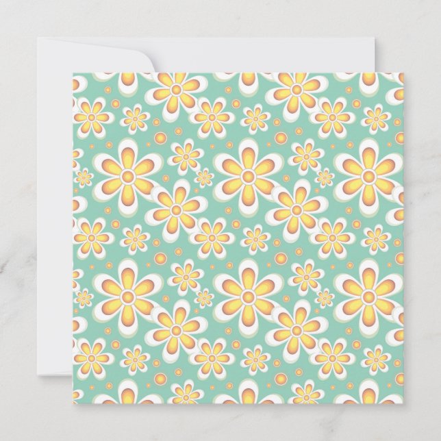 Modèle floral jaune (Devant)