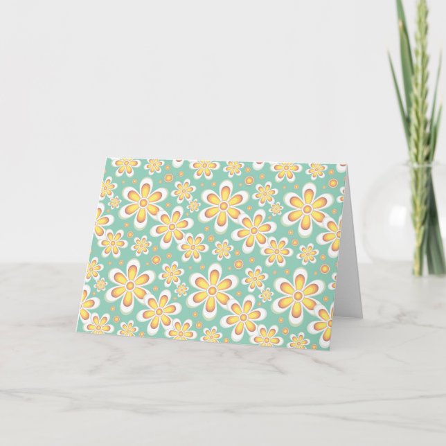 Modèle floral jaune (Devant)