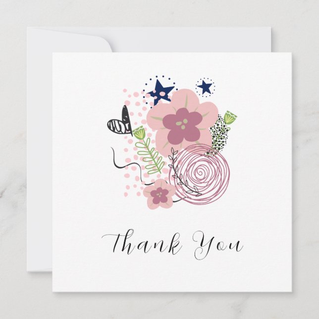 Modèle floral mou (Devant)