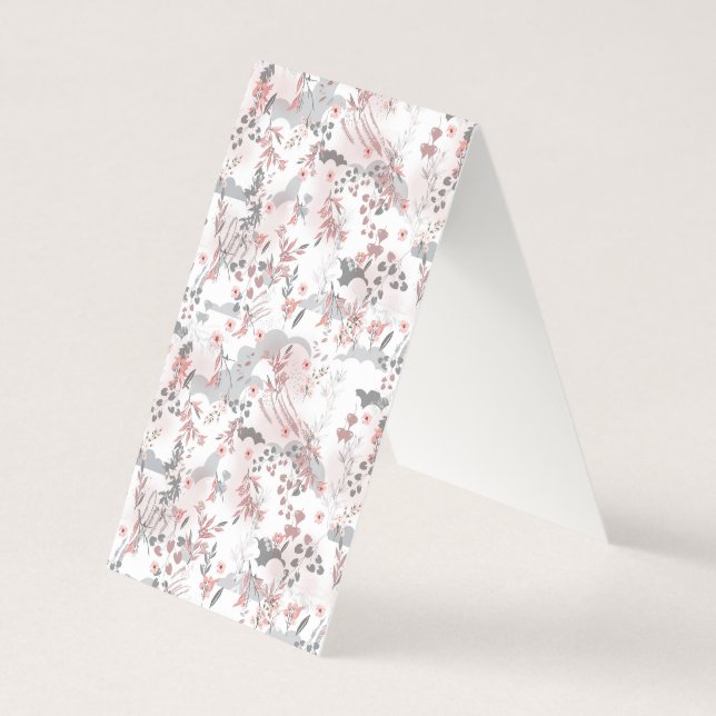 Modèle floral numérique sur les tons pastel (Back)