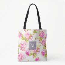 Modèle Floral personnalisé Vieux Rose Sac fourre-t