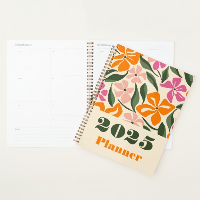 Modèle floral rétro (Devant avec enveloppe)