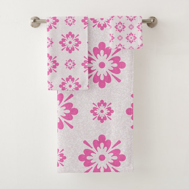Modèle floral rose (En situation)