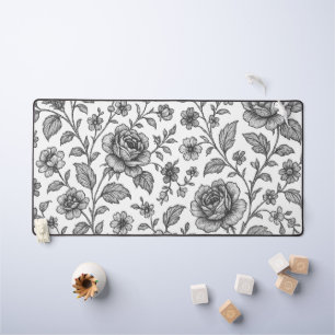 Modèle Floral Rose vintage