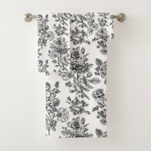 Modèle Floral Rose vintage