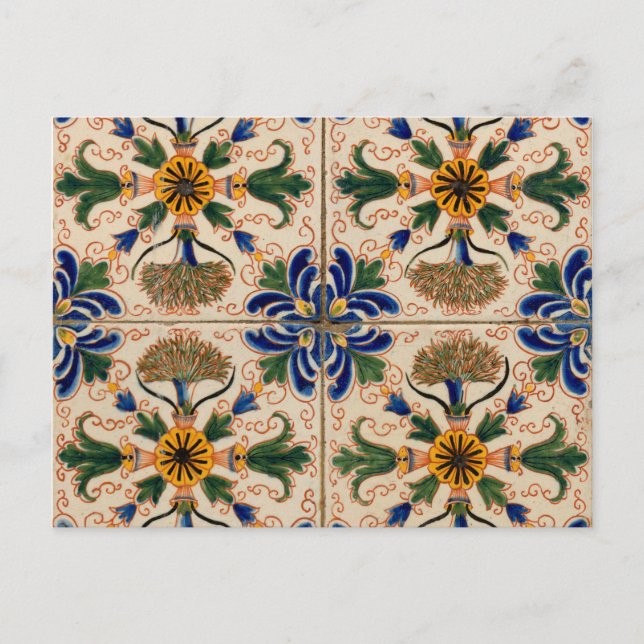 Modèle Floral Vintage méditerranéen coloré (Devant)