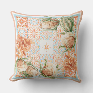 Modèle foulard floral Lève oreiller
