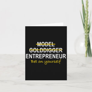 Modèle Golddigger Entrepreneur Motivationnel 