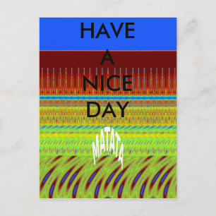 Modèle horizontal carte postale