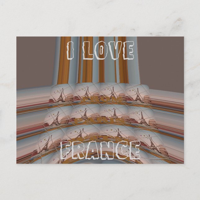 Modèle horizontal carte postale (Devant)