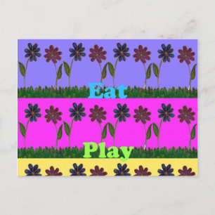 Modèle horizontal carte postale