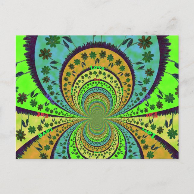 Modèle horizontal carte postale (Devant)