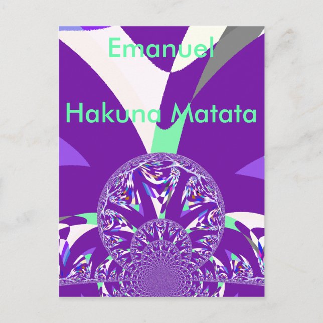 Modèle horizontal carte postale (Devant)