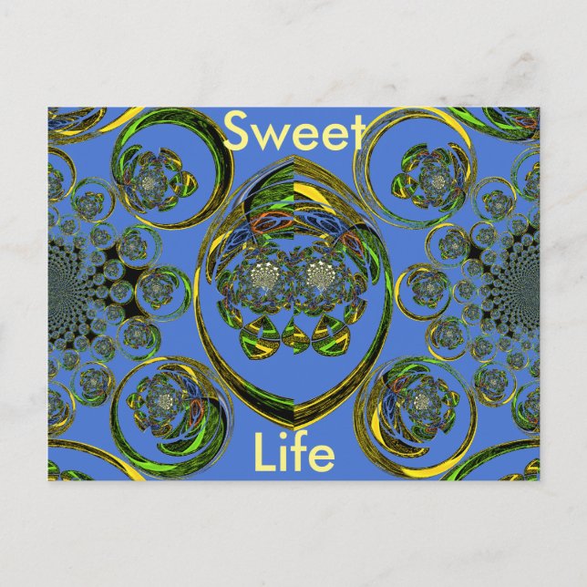 Modèle horizontal carte postale (Devant)