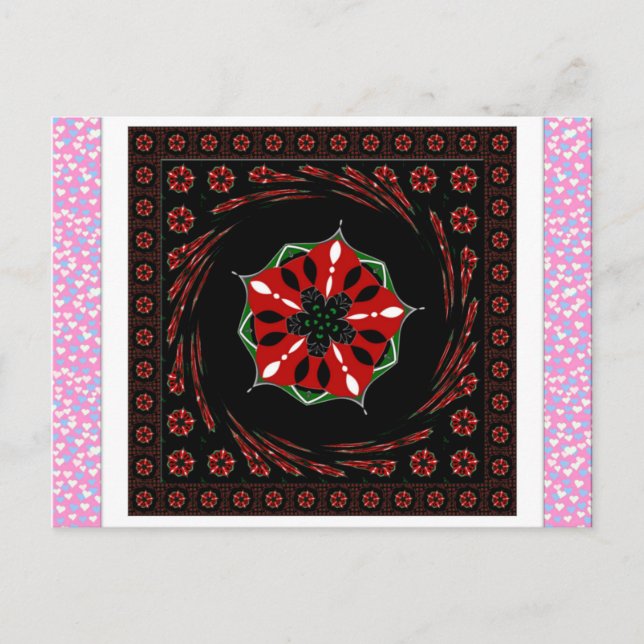 Modèle horizontal carte postale (Devant)