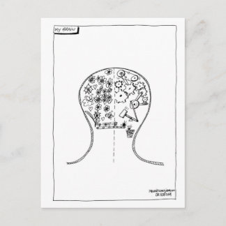 Modèle horizontal carte postale