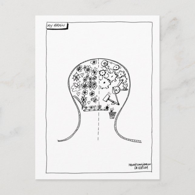 Modèle horizontal carte postale (Devant)