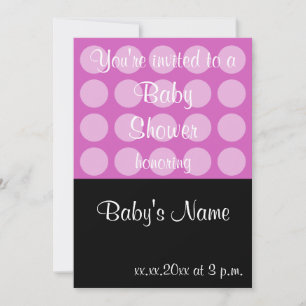 Modèle Invitation baby shower - Pour Femme