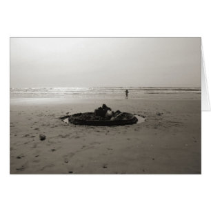 Modèle isolé de message de pâté de sable