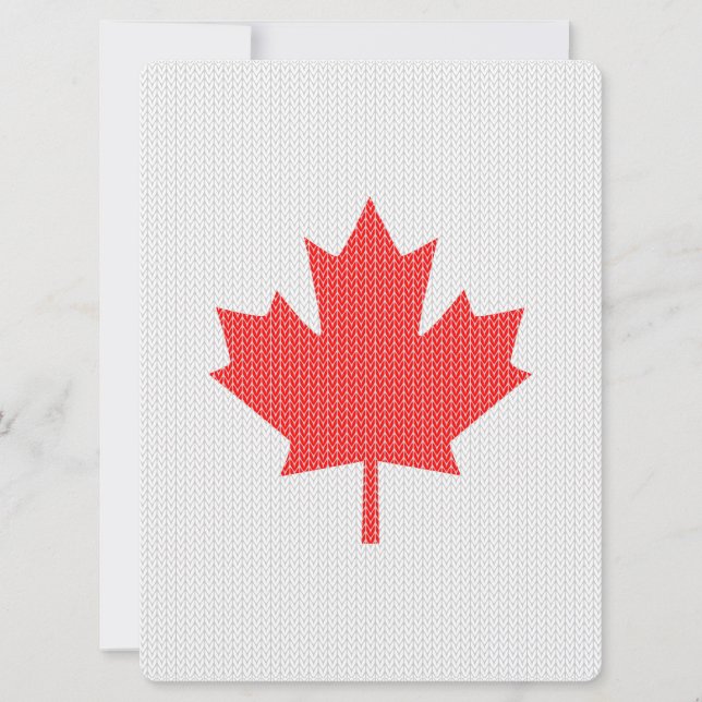 Modèle Knit Maple Leaf Tricot Motif (Devant)
