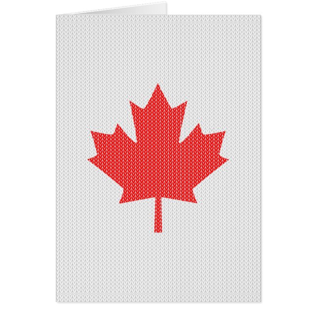Modèle Knit Maple Leaf Tricot Motif (Devant)