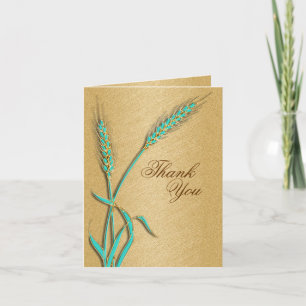 modèle mariage d'or "Merci"