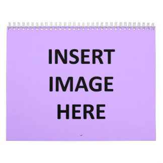 Modèle mensuel de calendrier imprimé par coutume