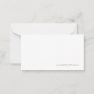 Modèle minimaliste élégant et moderne sur mesure