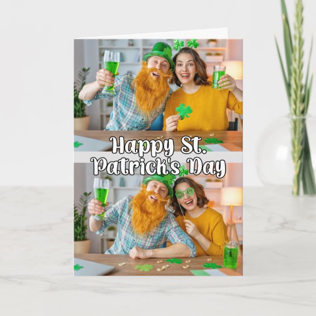 Modèle moderne personnalisé pour la Saint-Patrick  (Devant)