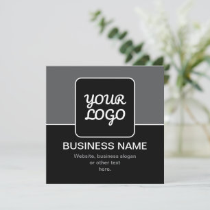 Modèle moderne pour votre logo Noir Gris & Blanc