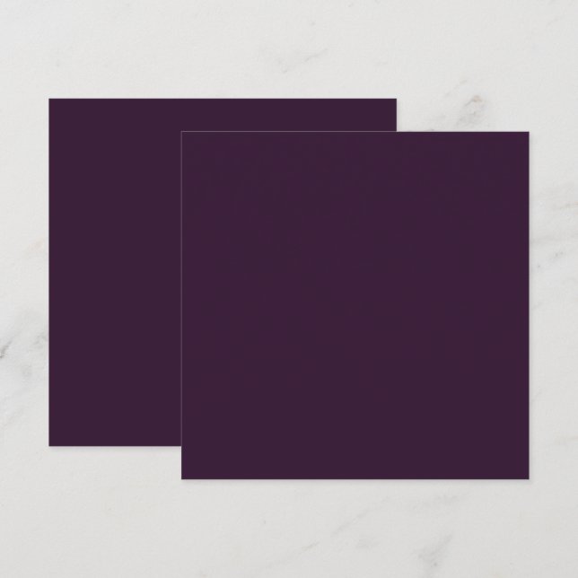 Modèle monochrome BUDGET PLUM PURPLE (Devant / Derrière)