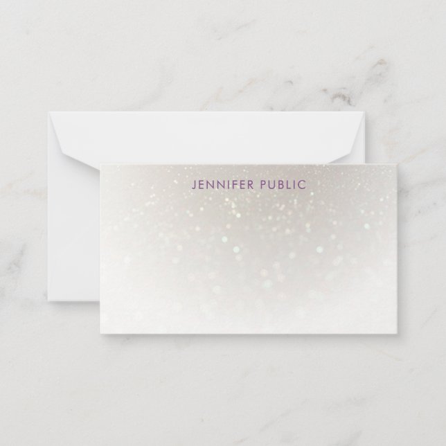 Modèle monographique de script manuscrit personnal (Devant)