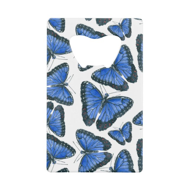 Modèle motif de papillon bleu morpho (Devant)
