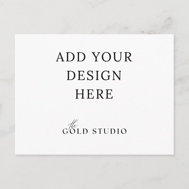 Modèle Paysage d'invitation de carte postale (Devant)