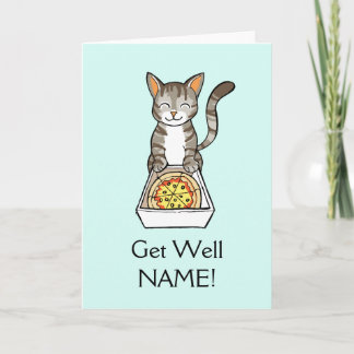 Modèle personnalisé de Get Well Soon Pizza Cat
