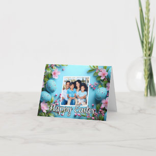 Modèle photo de collage coloré personnalisé de Pâq