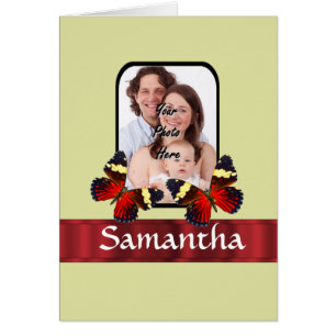 Modèle photo de papillons rouges