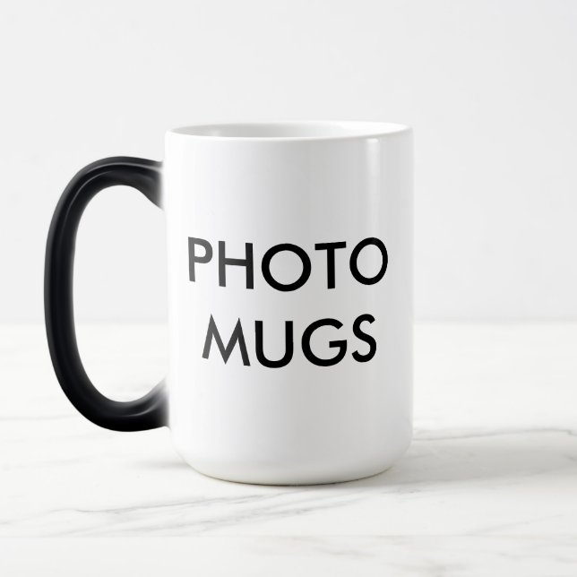 Modèle photo personnalisé Magic Mug Blank (Gauche)