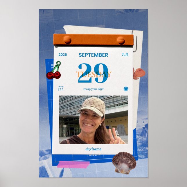 Modèle PicCollage - Affiche 11x17 haute (Devant)