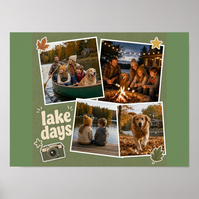 Modèle PicCollage - Affiche 16x12 paysage (Devant)