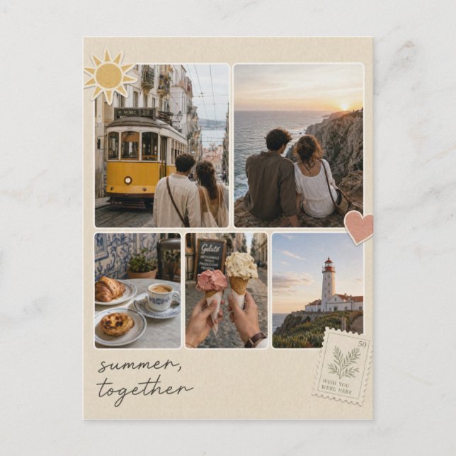 Modèle PicCollage - Carte postale 4x6 (Devant)